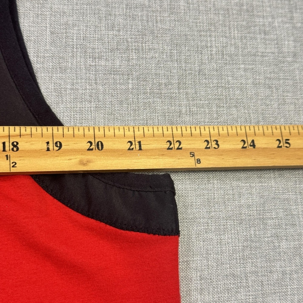 Lauren Ralph Lauren Vest Womens XL Red Collared Full Zip Pockets Cotton Blend - Picture 5 of 10